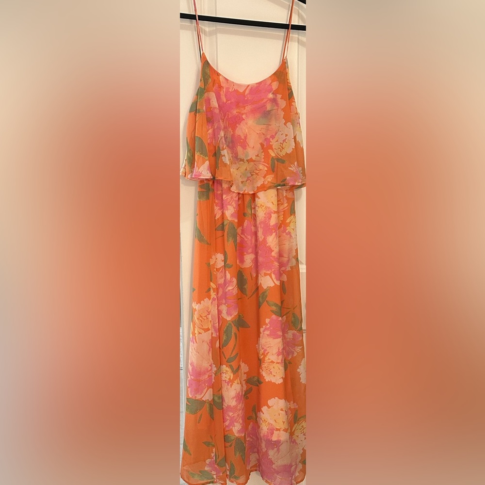 Floral Off-Shoulder Maxi Dress